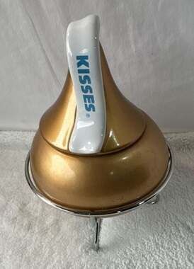 Hershey's Kisses 100th Anniversary Limited Edition Gold Ceramic Dessert Fondue S